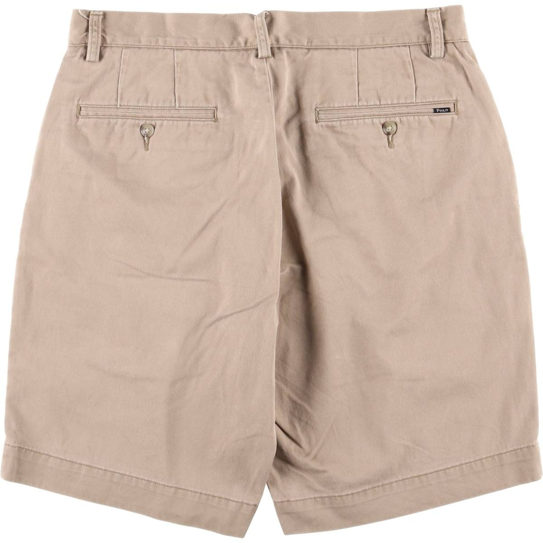 Ralph Lauren POLO RALPH LAUREN CLASSIC FIT 9 Chino Shorts Shorts Men's W33 equivalent cotton Beige type Vintage Second Hand