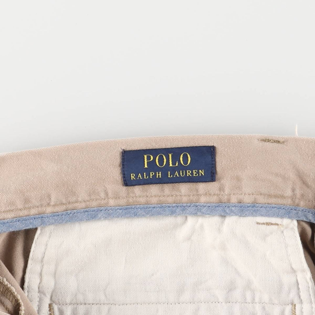 Ralph Lauren POLO RALPH LAUREN CLASSIC FIT 9 Chino Shorts Shorts Men's W33 equivalent cotton Beige type Vintage Second Hand