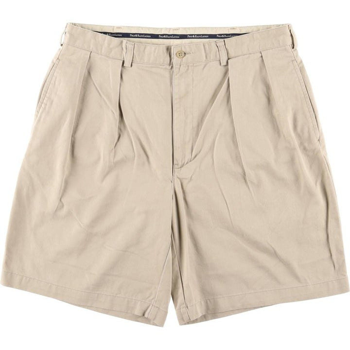 Ralph Lauren POLO RALPH LAUREN Two-pleat Chino Shorts Shorts Men's W35 equivalent cotton Beige type Vintage Second Hand