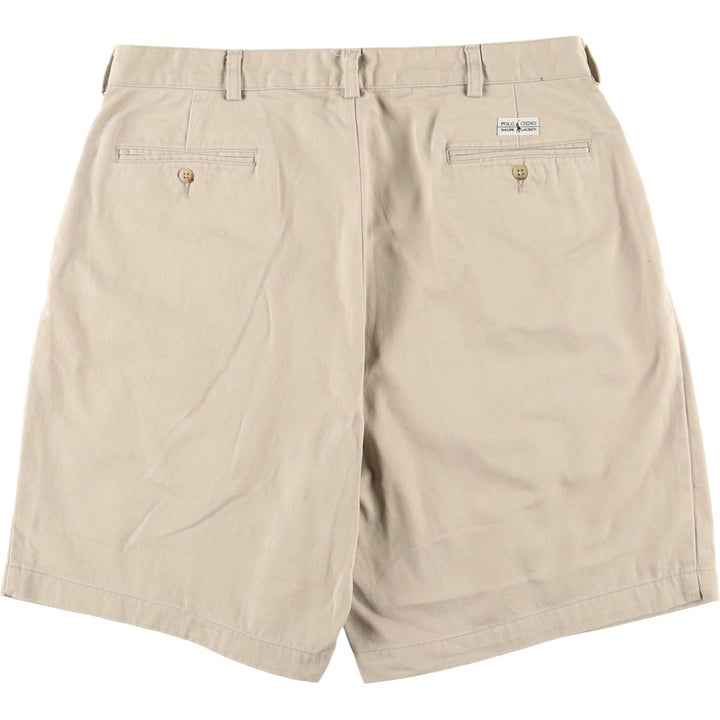 Ralph Lauren POLO RALPH LAUREN Two-pleat Chino Shorts Shorts Men's W35 equivalent cotton Beige type Vintage Second Hand