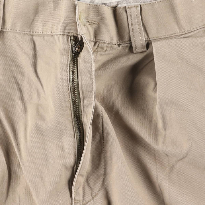 Ralph Lauren POLO by Ralph Lauren TYLER SHORT Two-pleat chino shorts, short pants, men's size W32 cotton Beige type Vintage Second Hand
