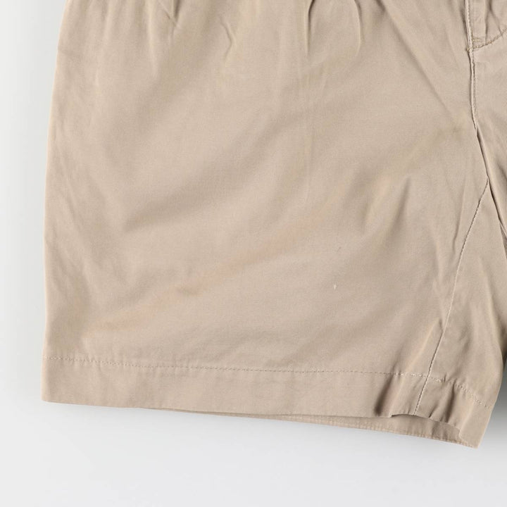 Ralph Lauren POLO by Ralph Lauren TYLER SHORT Two-pleat chino shorts, short pants, men's size W32 cotton Beige type Vintage Second Hand