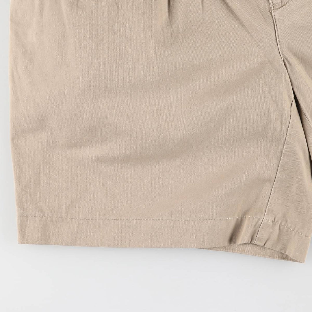 Ralph Lauren POLO by Ralph Lauren TYLER SHORT Two-pleat chino shorts, short pants, men's size W32 cotton Beige type Vintage Second Hand