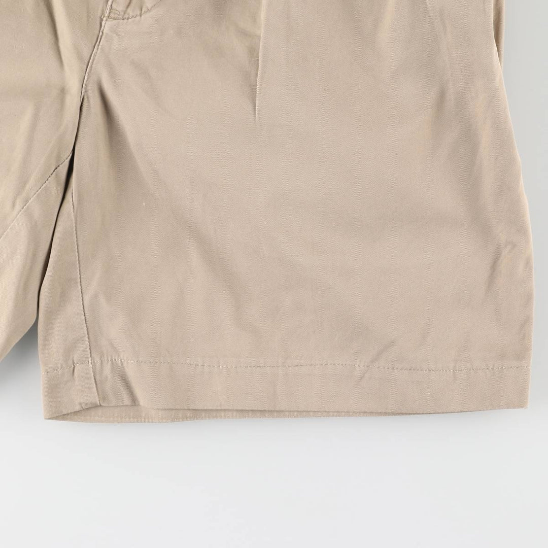 Ralph Lauren POLO by Ralph Lauren TYLER SHORT Two-pleat chino shorts, short pants, men's size W32 cotton Beige type Vintage Second Hand