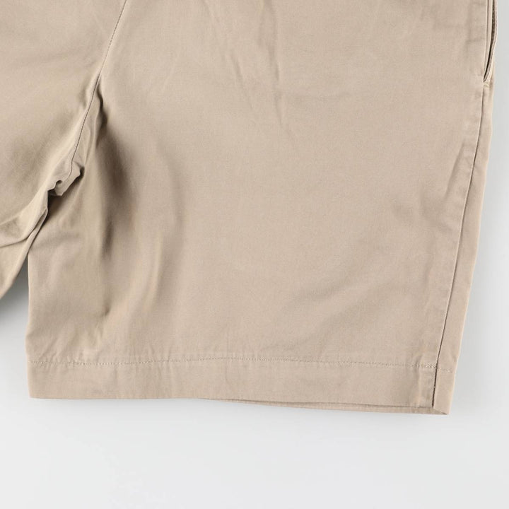 Ralph Lauren POLO by Ralph Lauren TYLER SHORT Two-pleat chino shorts, short pants, men's size W32 cotton Beige type Vintage Second Hand