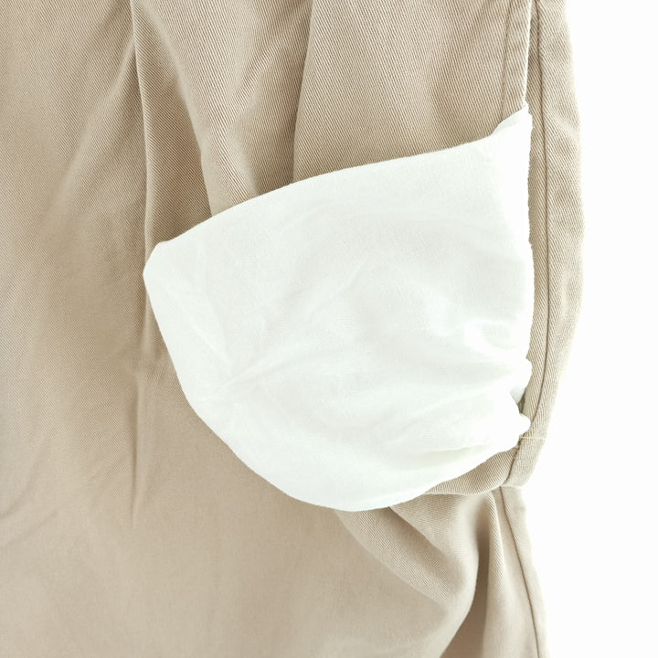 Ralph Lauren POLO GOLF Classic Golf Shorts, two-pleat chino shorts, men's size W35. cotton Beige type Vintage Second Hand