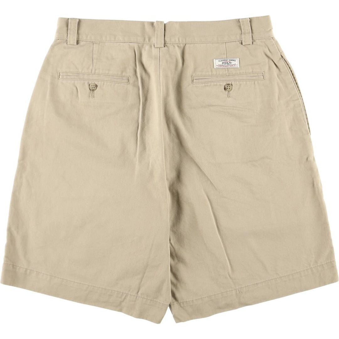 Ralph Lauren POLO by Ralph Lauren PHILIP SHORT Chino shorts Short pants Men's W32 equivalent cotton Beige type Vintage Second Hand