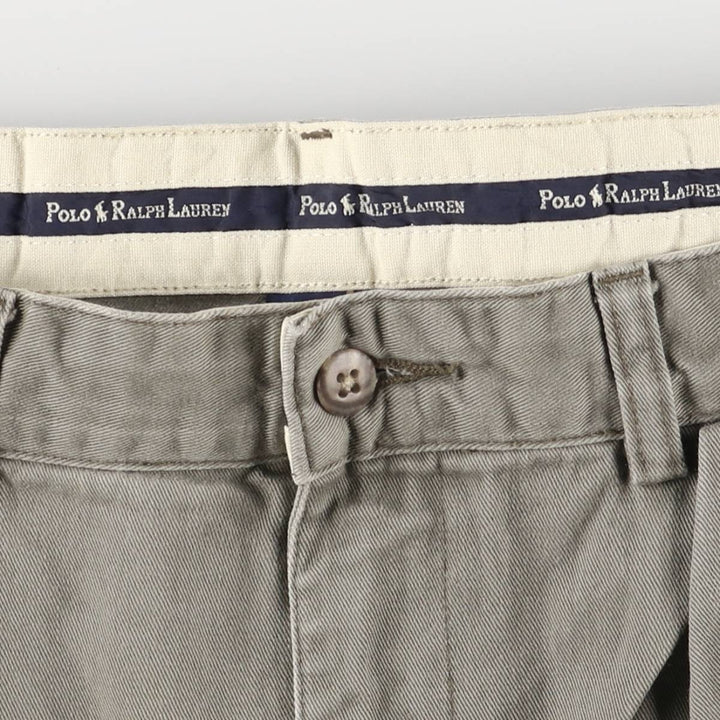 Ralph Lauren POLO RALPH LAUREN Two-pleat Chino Shorts Shorts Men's W34 equivalent cotton Khaki type Vintage Second Hand