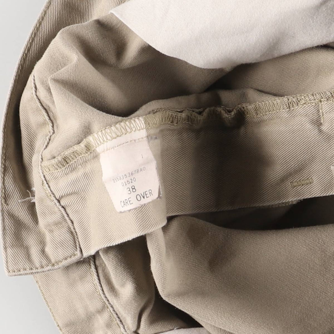 Ralph Lauren POLO by Ralph Lauren ANDREW SHORT Two-pleat chino shorts, short pants, men's size W37 cotton Beige type Vintage Second Hand