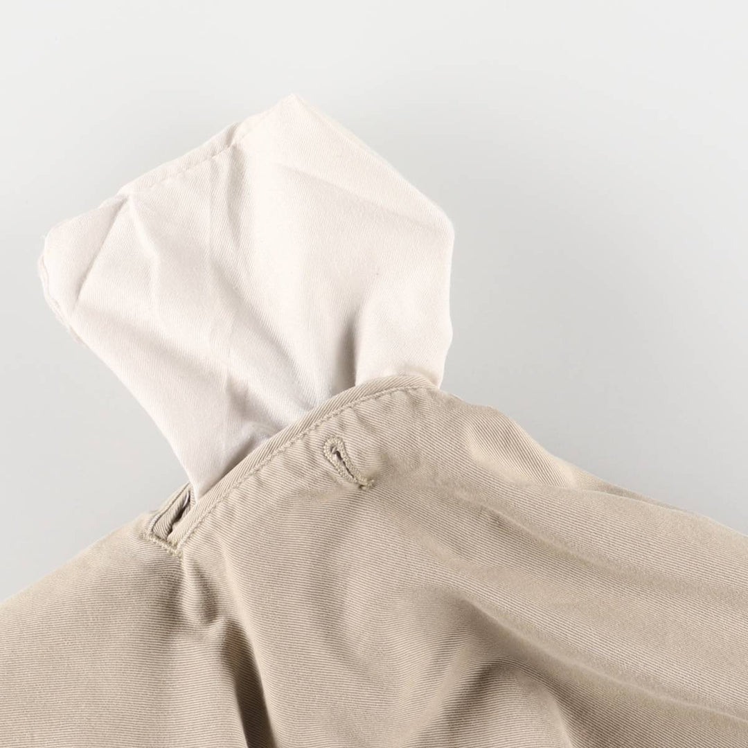 Ralph Lauren POLO by Ralph Lauren ANDREW SHORT Two-pleat chino shorts, short pants, men's size W37 cotton Beige type Vintage Second Hand
