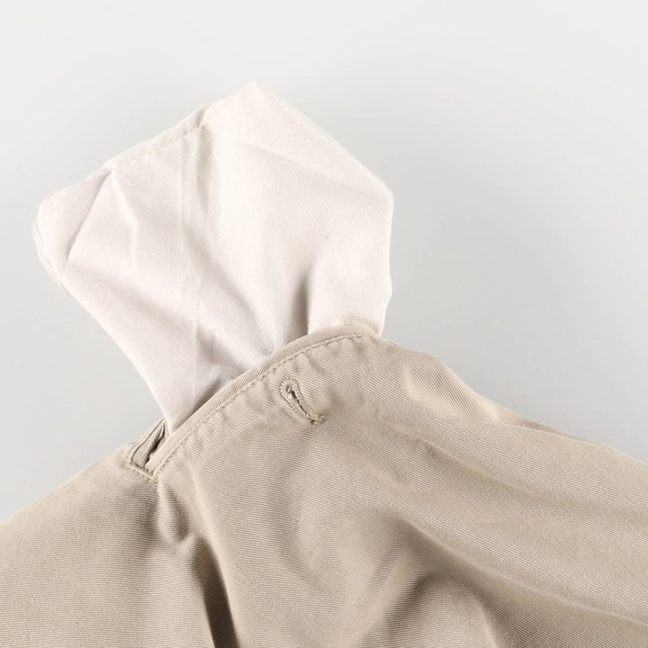 Ralph Lauren POLO by Ralph Lauren ANDREW SHORT Two-pleat chino shorts, short pants, men's size W37 cotton Beige type Vintage Second Hand