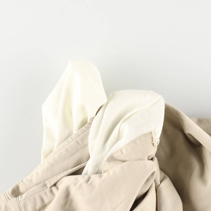 Vintage 90'S Ralph Lauren Polo Sport two-pleat chino shorts, women's size L (w28). cotton Beige type Vintage Second Hand