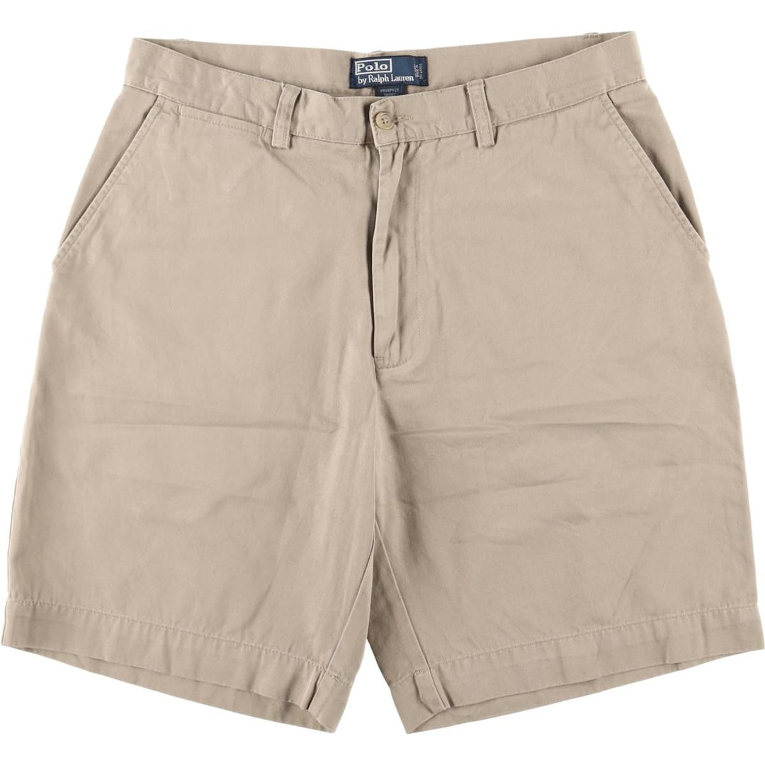 Ralph Lauren POLO by Ralph Lauren PROSPECT Chino Shorts Shorts Men's W33 equivalent cotton Beige type Vintage Second Hand