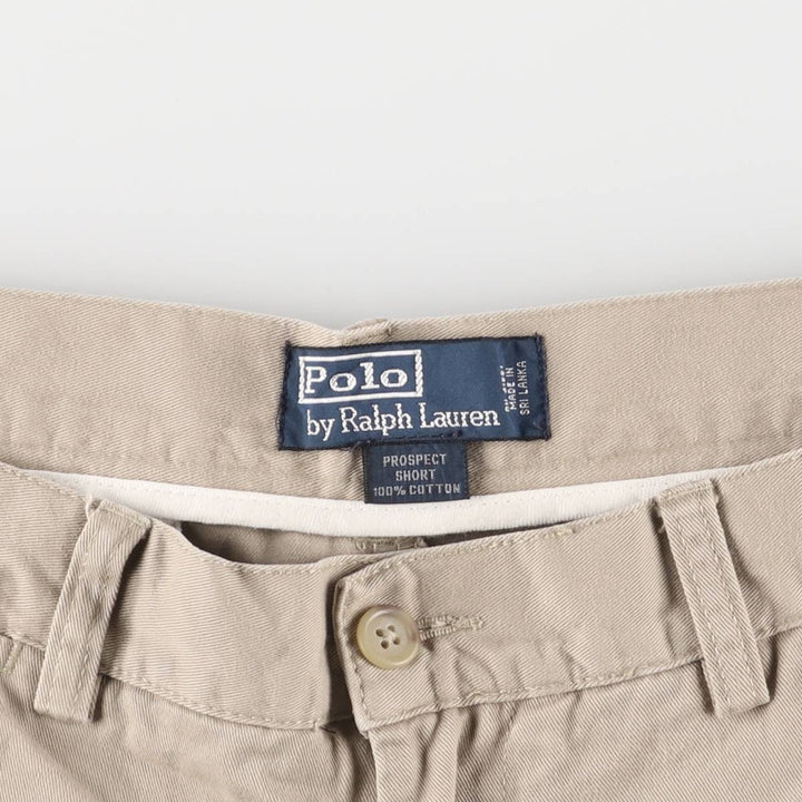 Ralph Lauren POLO by Ralph Lauren PROSPECT Chino Shorts Shorts Men's W33 equivalent cotton Beige type Vintage Second Hand