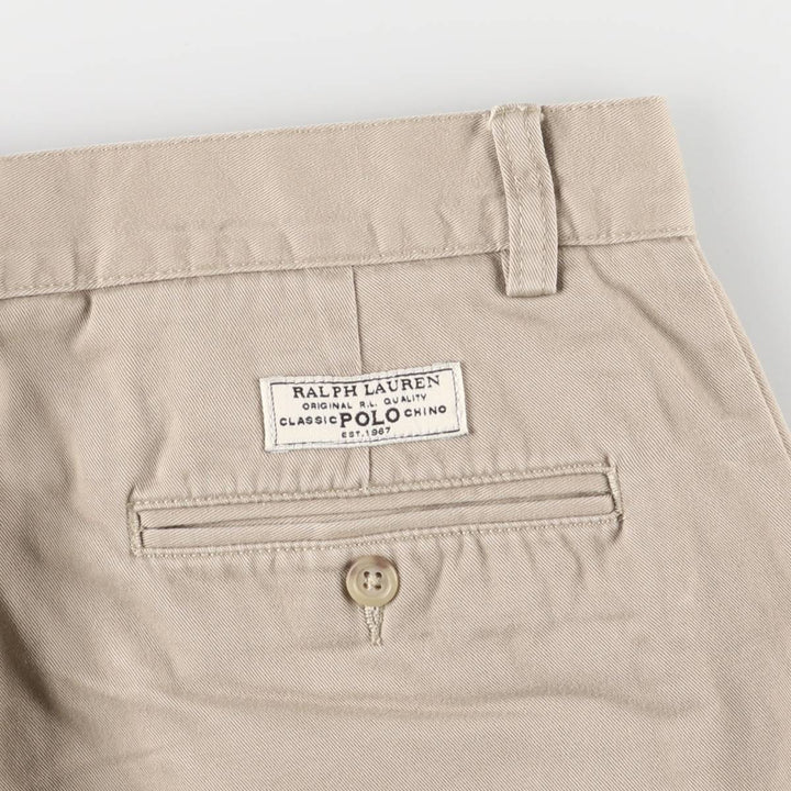 Ralph Lauren POLO by Ralph Lauren PROSPECT Chino Shorts Shorts Men's W33 equivalent cotton Beige type Vintage Second Hand