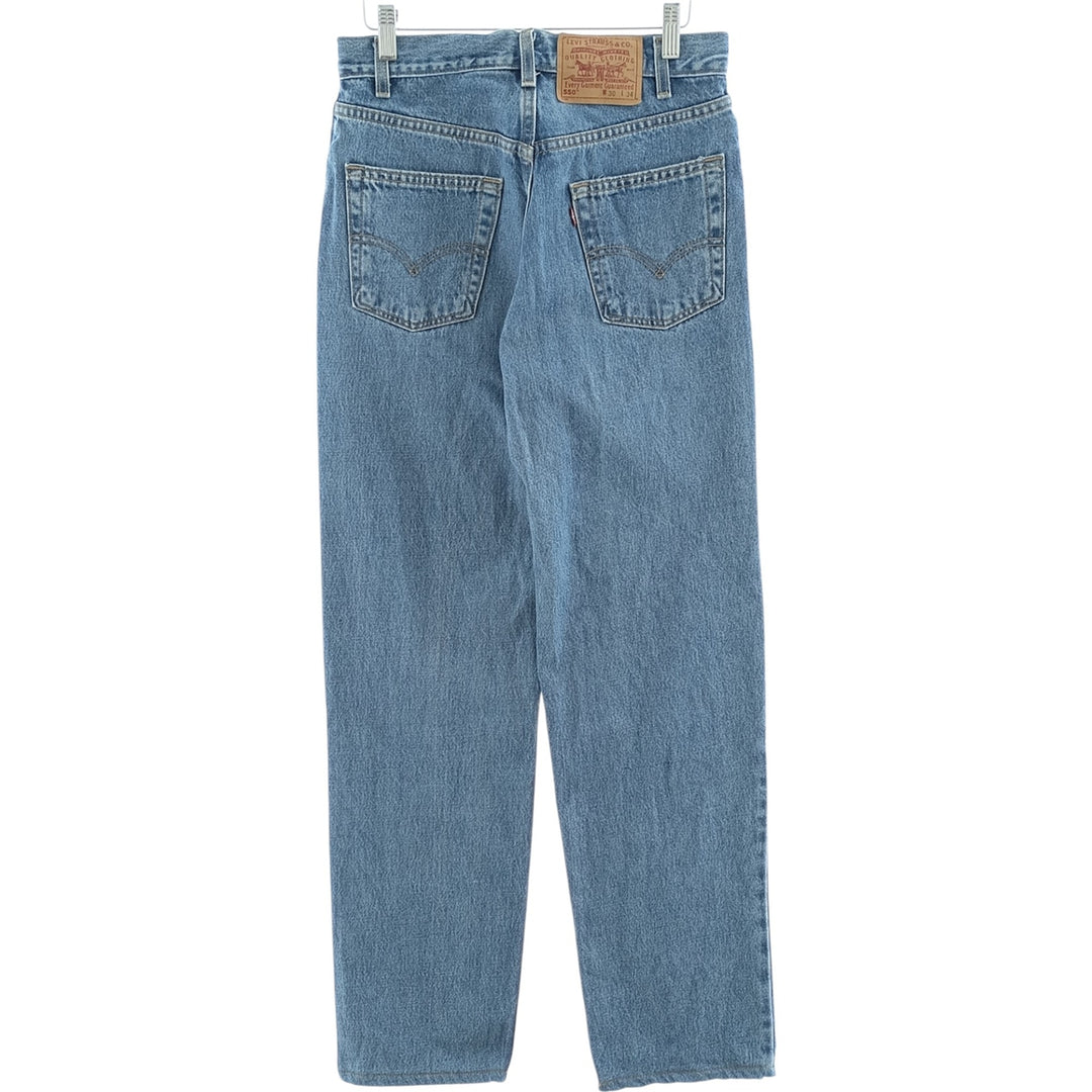 2000'S Levi's 550 Relaxed Fit Tapered Denim Pants, Made in USA, Men's Size W30 cotton blue type Vintage Second Hand