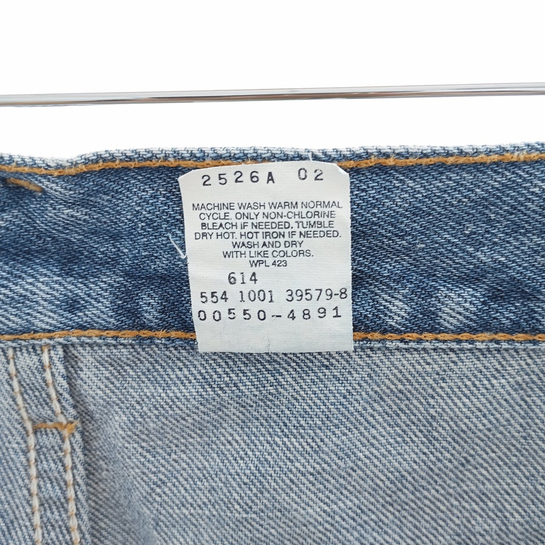 2000'S Levi's 550 Relaxed Fit Tapered Denim Pants, Made in USA, Men's Size W30 cotton blue type Vintage Second Hand