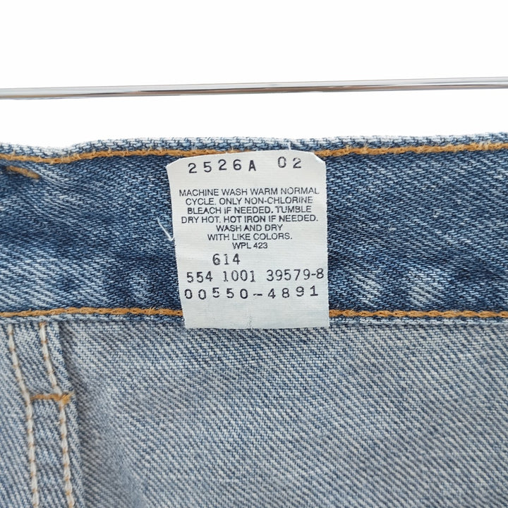 2000'S Levi's 550 Relaxed Fit Tapered Denim Pants, Made in USA, Men's Size W30 cotton blue type Vintage Second Hand