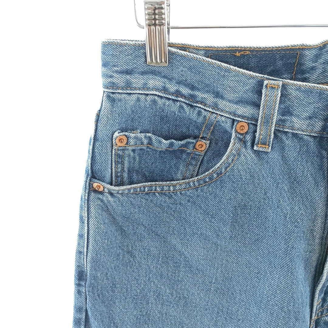 2000'S Levi's 550 Relaxed Fit Tapered Denim Pants, Made in USA, Men's Size W30 cotton blue type Vintage Second Hand