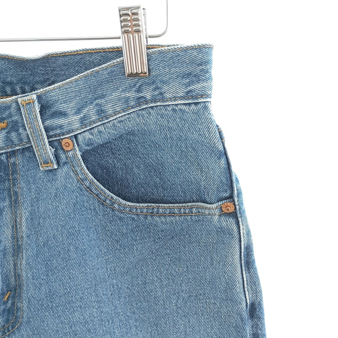 2000'S Levi's 550 Relaxed Fit Tapered Denim Pants, Made in USA, Men's Size W30 cotton blue type Vintage Second Hand