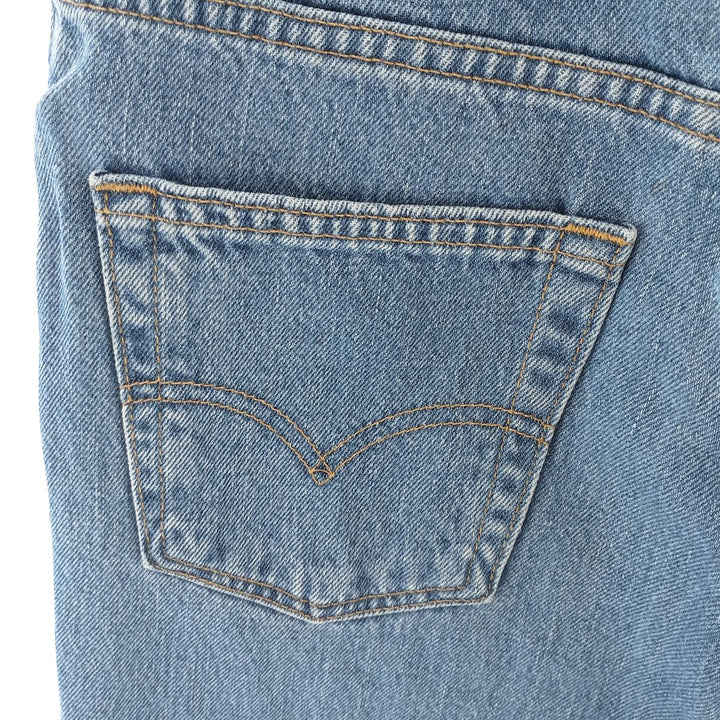 2000'S Levi's 550 Relaxed Fit Tapered Denim Pants, Made in USA, Men's Size W30 cotton blue type Vintage Second Hand