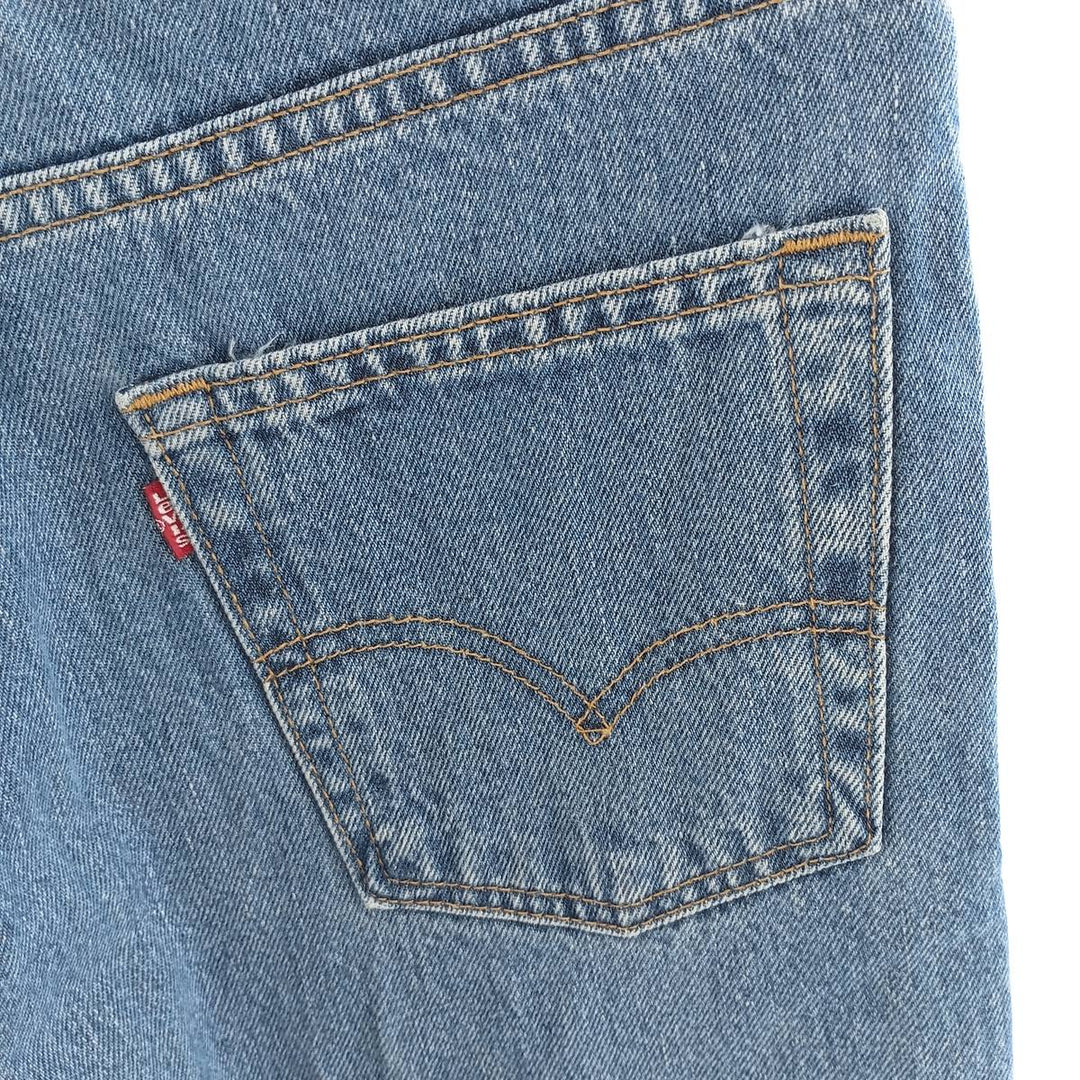 2000'S Levi's 550 Relaxed Fit Tapered Denim Pants, Made in USA, Men's Size W30 cotton blue type Vintage Second Hand