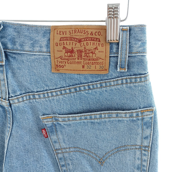 90'S Levi's 550 Relaxed Fit Tapered Denim Pants Men's W31 Vintage cotton blue type Vintage Second Hand