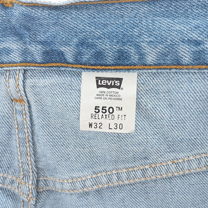 90'S Levi's 550 Relaxed Fit Tapered Denim Pants Men's W31 Vintage cotton blue type Vintage Second Hand