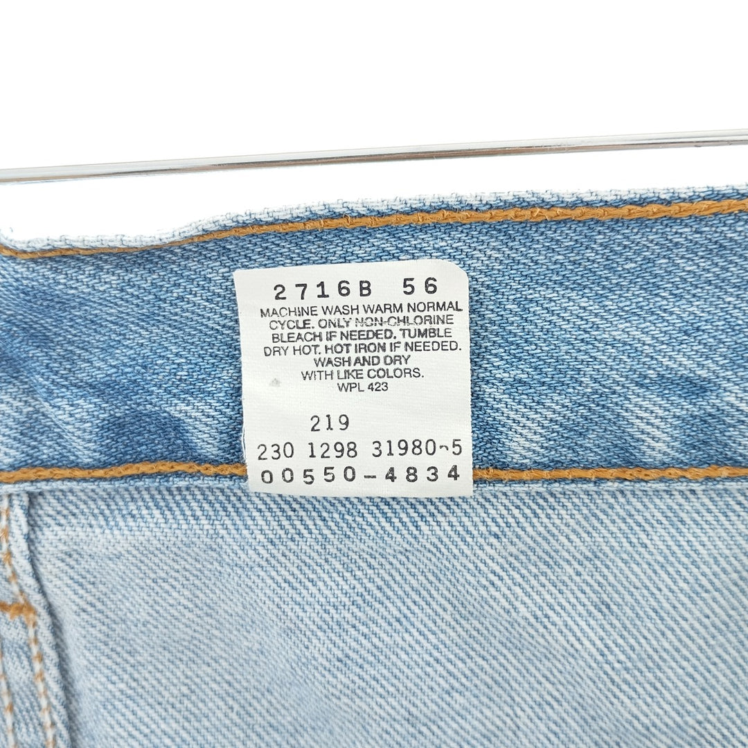 90'S Levi's 550 Relaxed Fit Tapered Denim Pants Men's W31 Vintage cotton blue type Vintage Second Hand