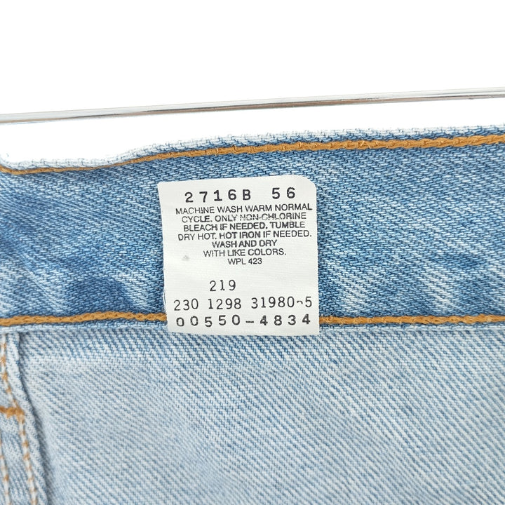 90'S Levi's 550 Relaxed Fit Tapered Denim Pants Men's W31 Vintage cotton blue type Vintage Second Hand