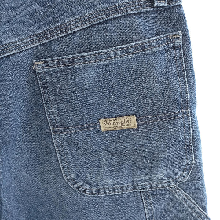 00'S Wrangler CARPENTER denim painter pants for men, equivalent to W33 cotton blue type Vintage Second Hand