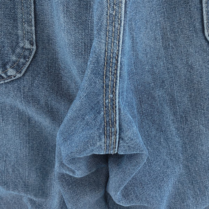 00'S Wrangler CARPENTER denim painter pants for men, equivalent to W33 cotton blue type Vintage Second Hand