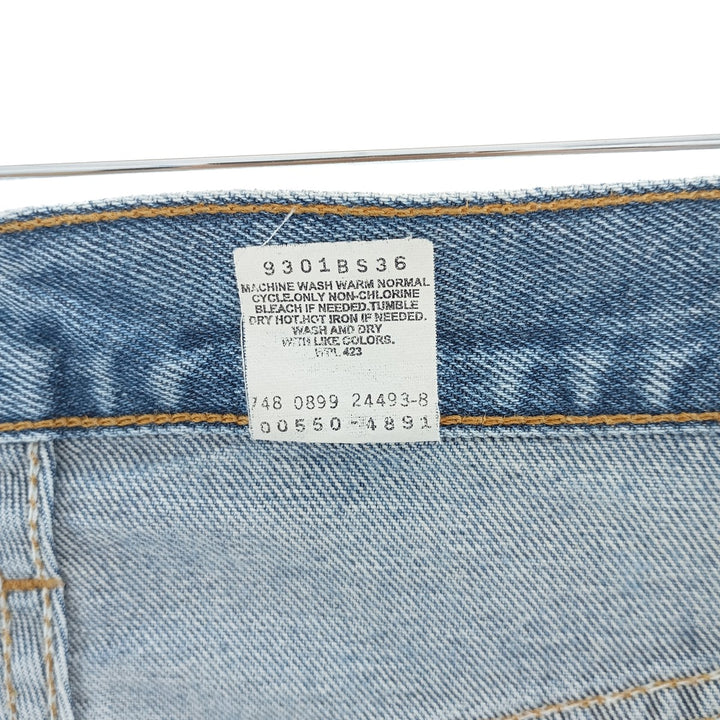 90'S Levi's 550 Relaxed Fit Tapered Denim Pants Men's W34 Vintage cotton blue type Vintage Second Hand