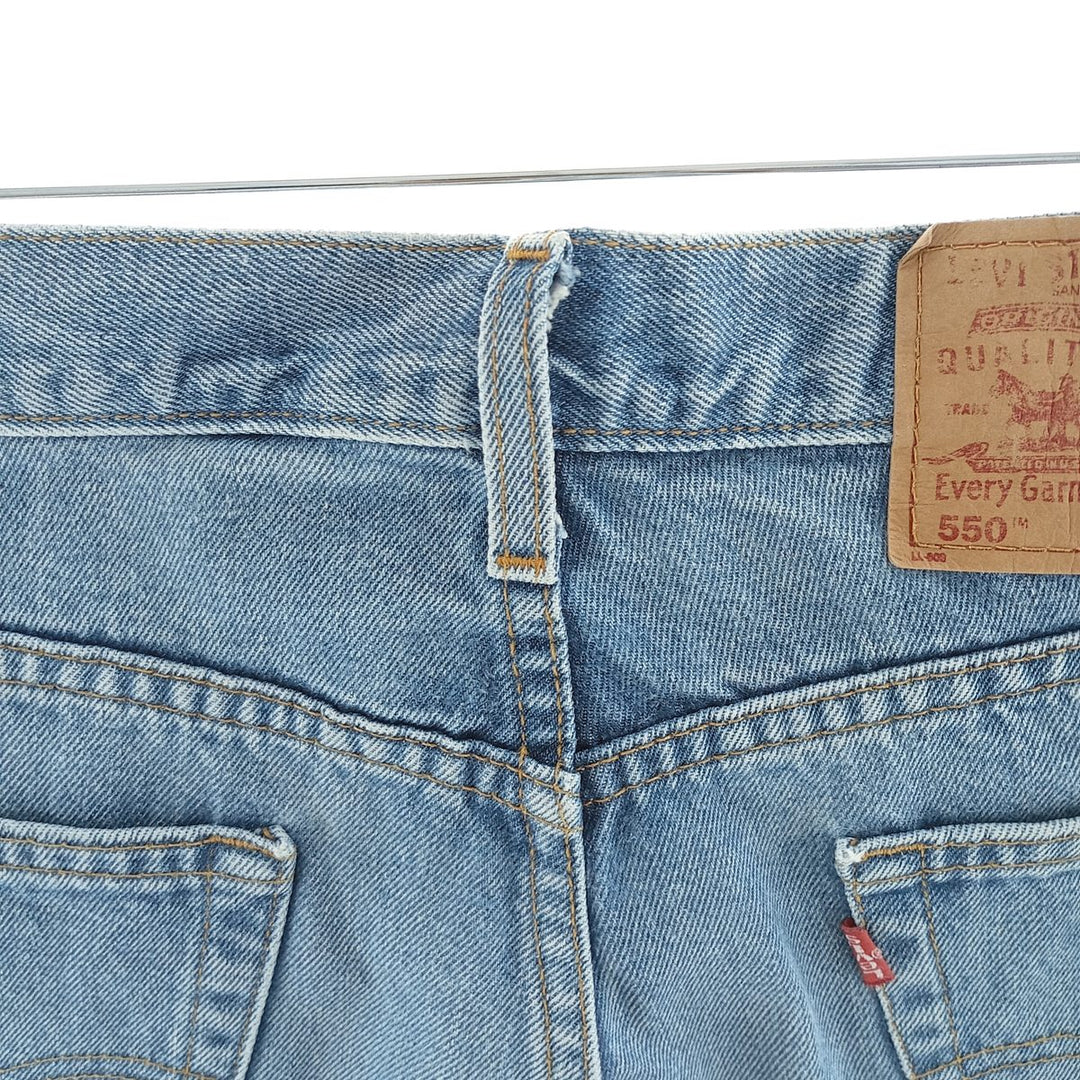 90'S Levi's 550 Relaxed Fit Tapered Denim Pants Men's W34 Vintage cotton blue type Vintage Second Hand