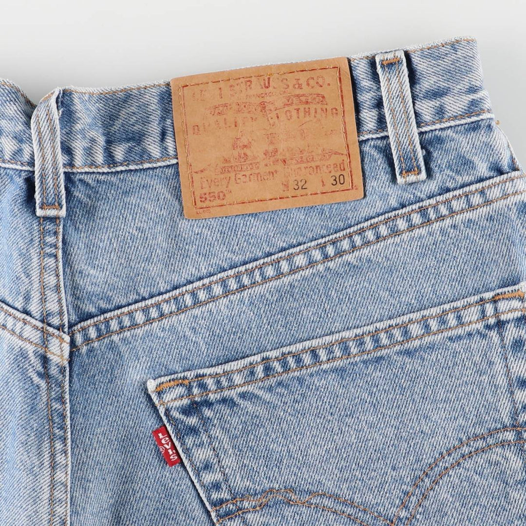 00'S Levi's 550 Relaxed Fit Tapered Denim Pants Men's W32 cotton blue type Vintage Second Hand