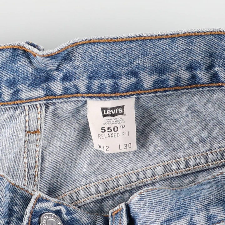 00'S Levi's 550 Relaxed Fit Tapered Denim Pants Men's W32 cotton blue type Vintage Second Hand