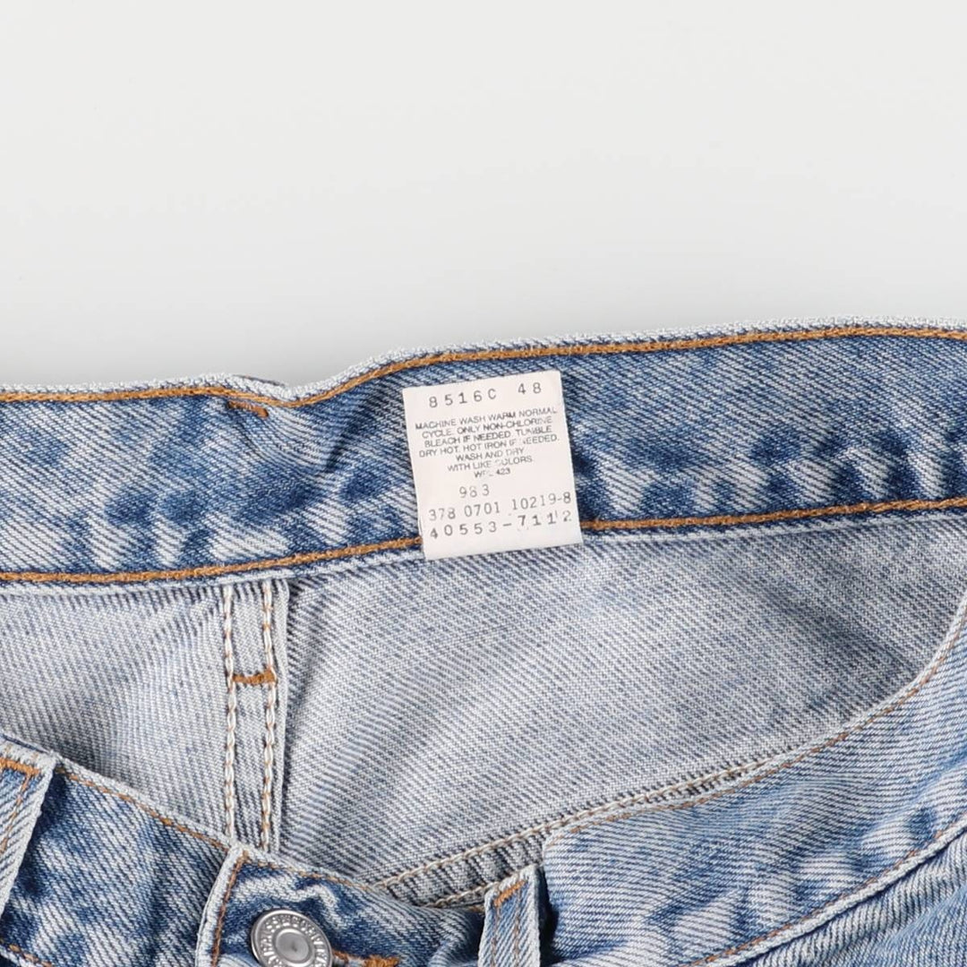 00'S Levi's 550 Relaxed Fit Tapered Denim Pants Men's W32 cotton blue type Vintage Second Hand