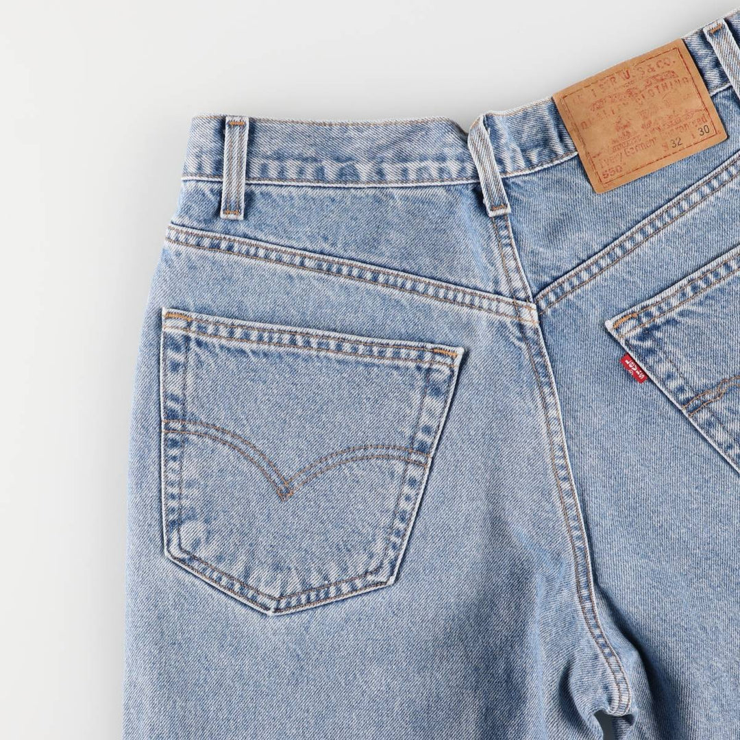 00'S Levi's 550 Relaxed Fit Tapered Denim Pants Men's W32 cotton blue type Vintage Second Hand