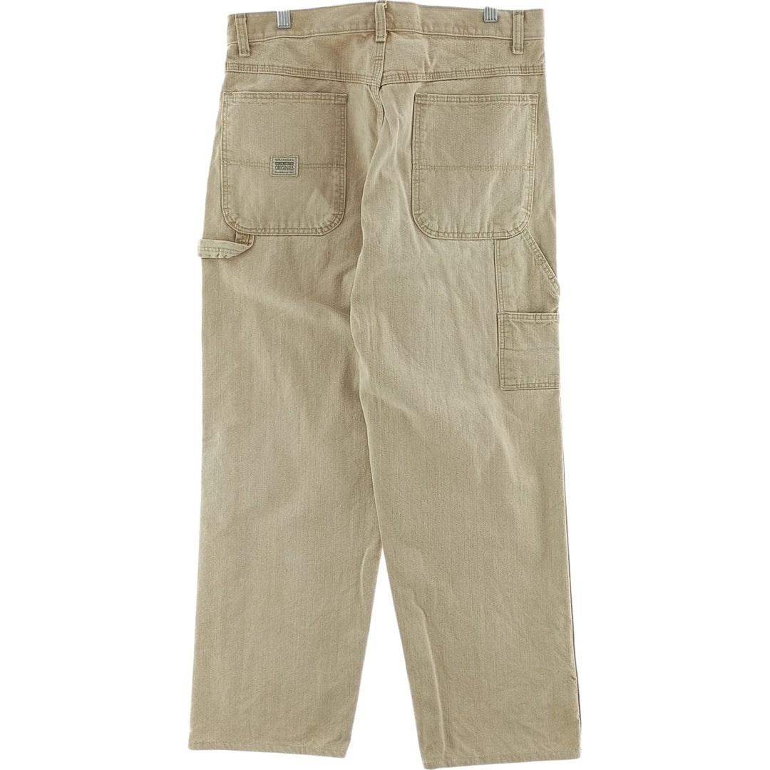 Wrangler HERO ORIGINALS Men's Denim Painter Pants, Size W33 cotton Beige type Vintage Second Hand