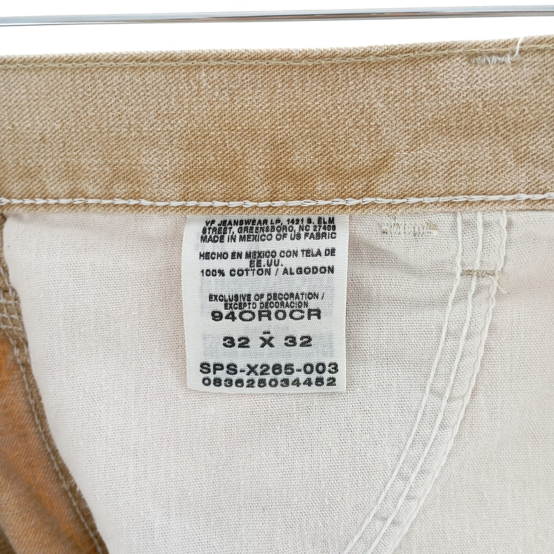 Wrangler HERO ORIGINALS Men's Denim Painter Pants, Size W33 cotton Beige type Vintage Second Hand