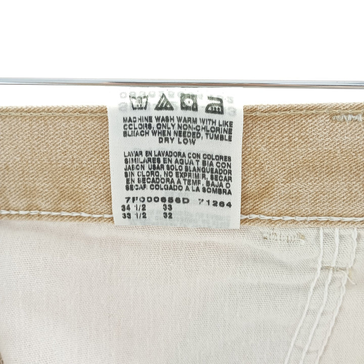 Wrangler HERO ORIGINALS Men's Denim Painter Pants, Size W33 cotton Beige type Vintage Second Hand