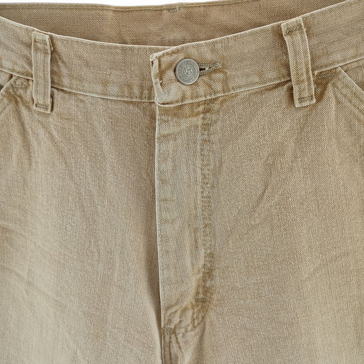 Wrangler HERO ORIGINALS Men's Denim Painter Pants, Size W33 cotton Beige type Vintage Second Hand
