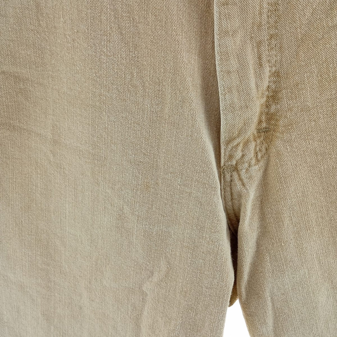 Wrangler HERO ORIGINALS Men's Denim Painter Pants, Size W33 cotton Beige type Vintage Second Hand