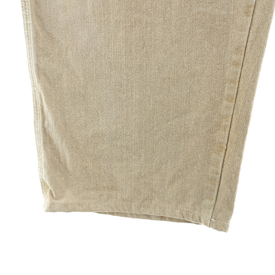 Wrangler HERO ORIGINALS Men's Denim Painter Pants, Size W33 cotton Beige type Vintage Second Hand