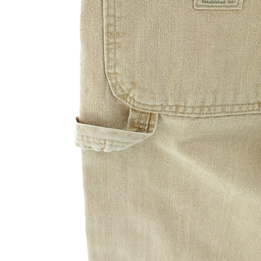 Wrangler HERO ORIGINALS Men's Denim Painter Pants, Size W33 cotton Beige type Vintage Second Hand