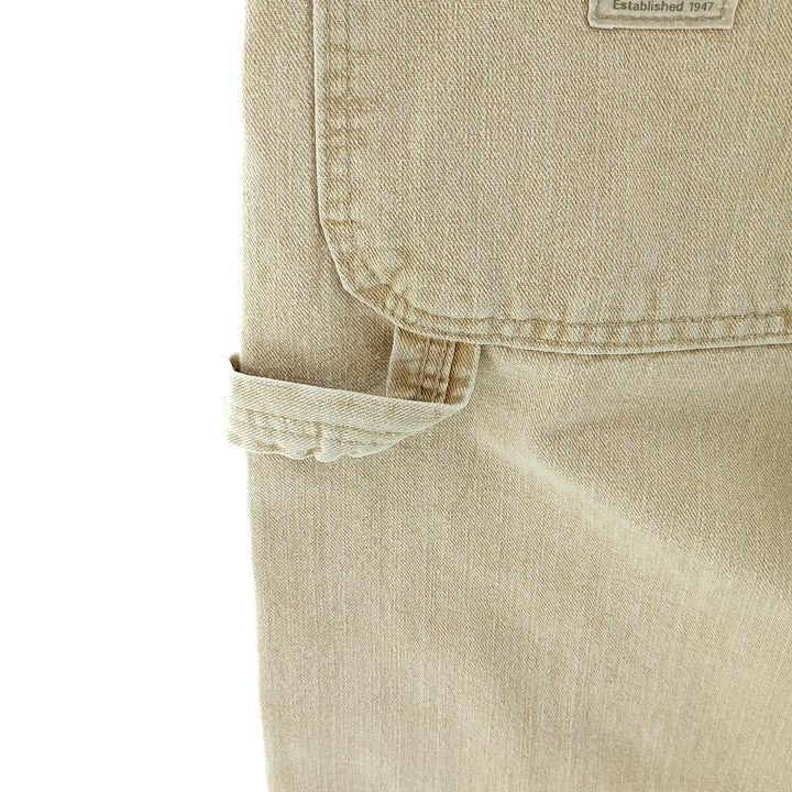 Wrangler HERO ORIGINALS Men's Denim Painter Pants, Size W33 cotton Beige type Vintage Second Hand