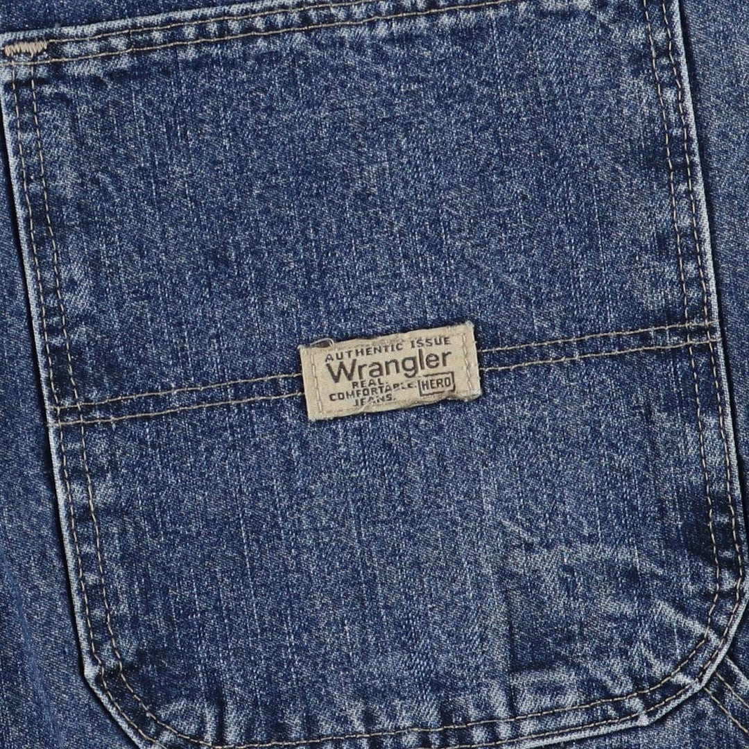 Wrangler HERO Denim Painter Pants for Men, W35 equivalent cotton blue type Vintage Second Hand