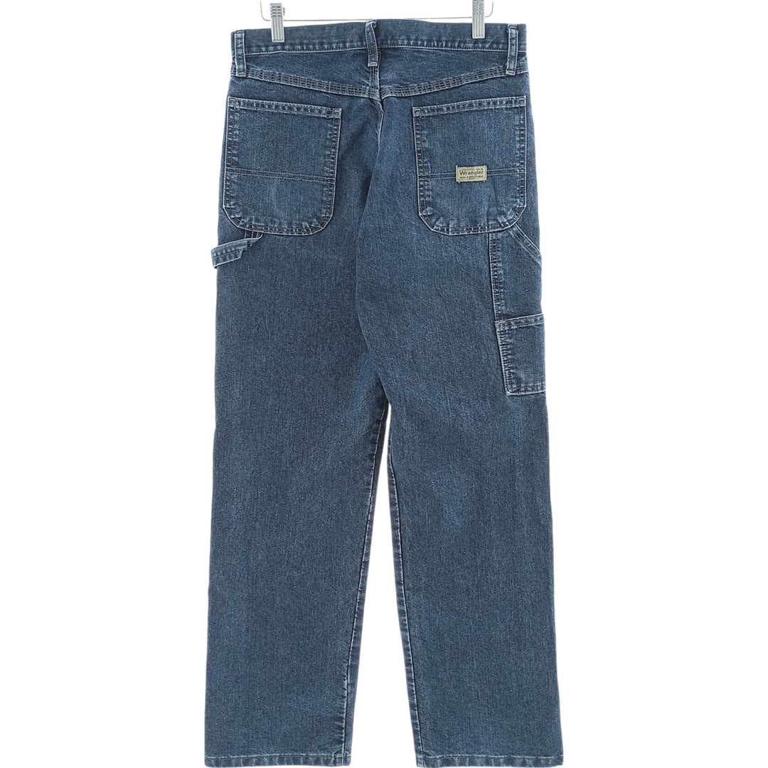 00'S Wrangler Denim Painter Pants Men's W31 equivalent cotton blue type Vintage Second Hand