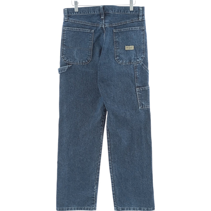 00'S Wrangler Denim Painter Pants Men's W31 equivalent cotton blue type Vintage Second Hand