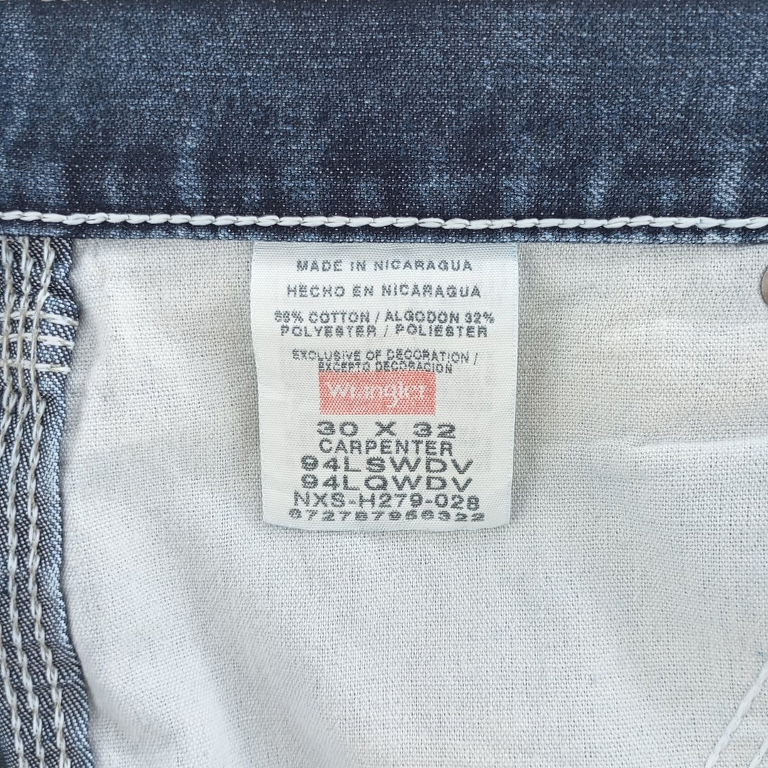 00'S Wrangler Denim Painter Pants Men's W31 equivalent cotton blue type Vintage Second Hand